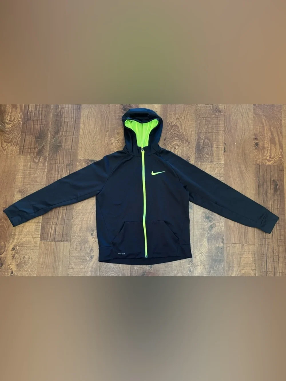 Nike unisex boy girl youth full zip hoodie XL extra large 18/20 drifit